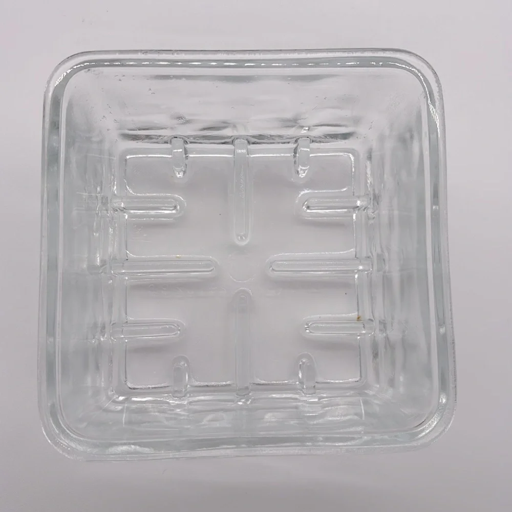 Vintage Glass Sanitary Cheese Preserver